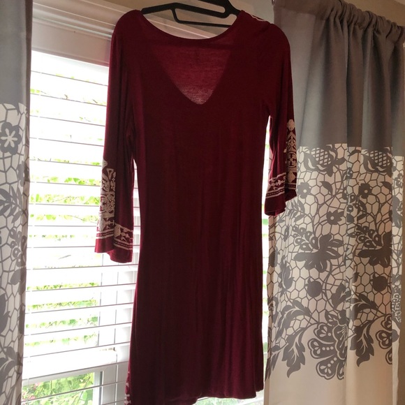 Burgundy Dress from Pink Lily Boutique - Picture 3 of 4